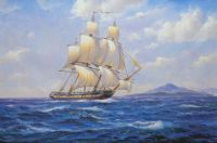      (Derek Gardner) Sailing ship the Captain Horatio Nelson