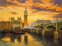 Копия картины Томаса Кинкейда Лондон (London)