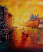 Венеция в закатных тонах