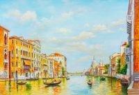 Копия картины Федерико Кампо. Вид на Большой канал в Венеции