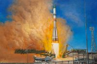 Запуск ракеты Союз-2