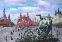 В самом сердце Москвы. Вид на Исторический музей и памятник К. Минину и Д. Пожарскому